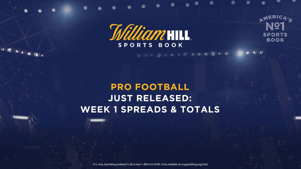 William Hill Releases Week 1 Spreads, Totals for Pro Football 202021