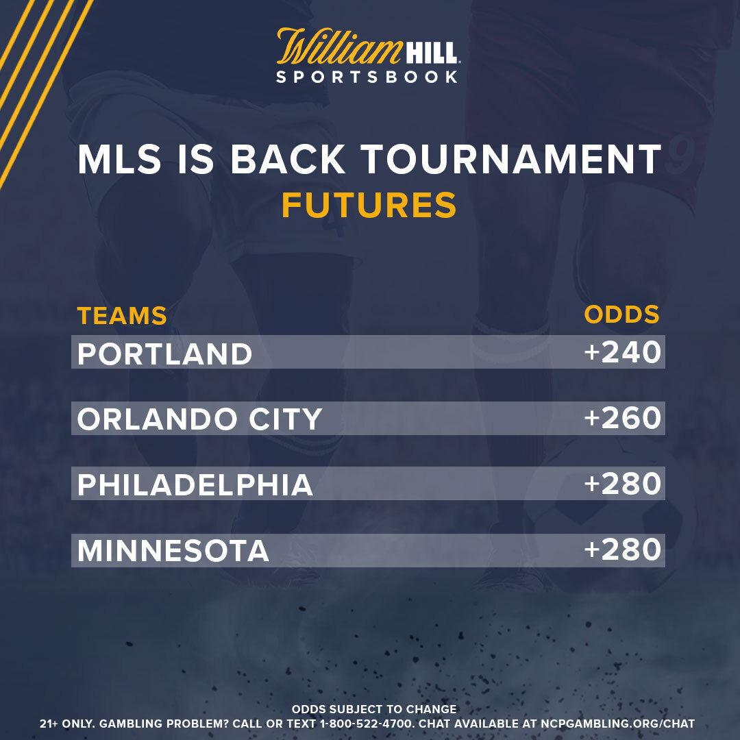 MLS is Back Tournament Semifinal Odds, Futures Update William Hill