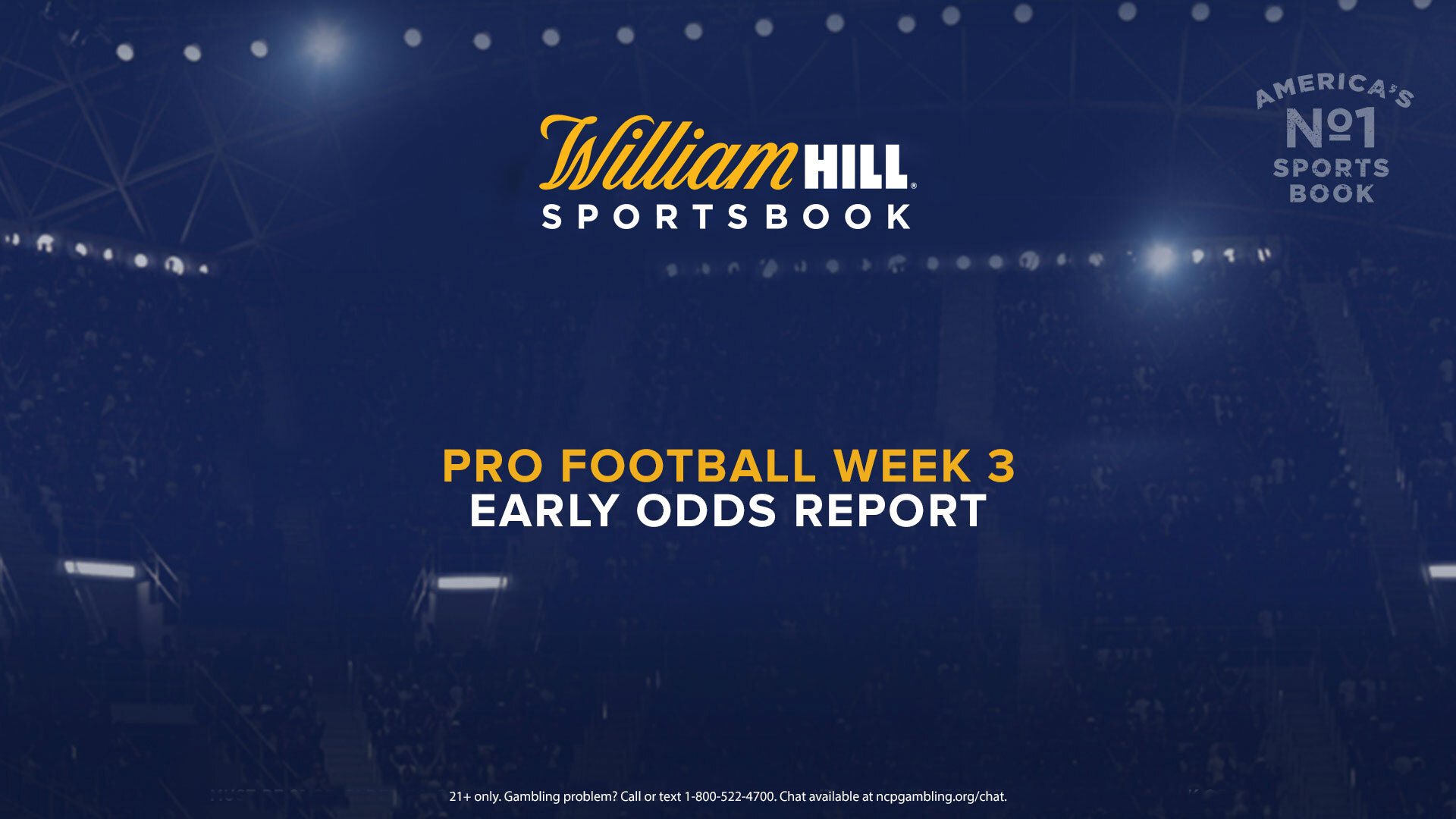 NFL Week 3 Opening Odds Report